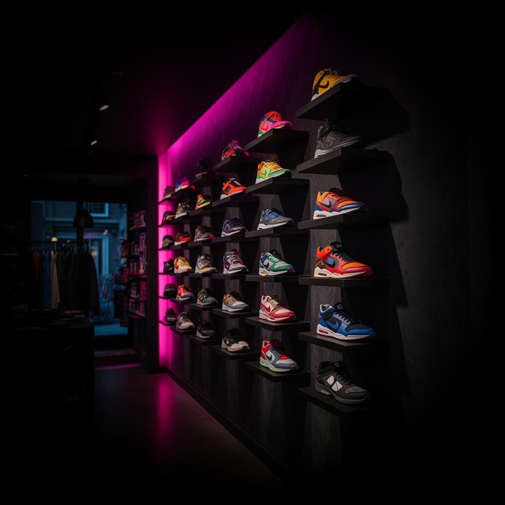 Inside the shop